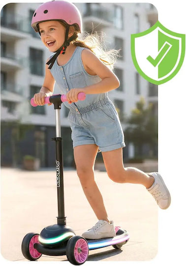 Ricokids Kids Scooter Foldable 3-Wheel Black