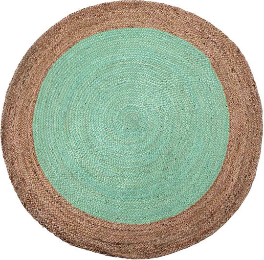 Silk Fashion 1702 Summer Living Room Rug 150cm Width Made of Mint Jute