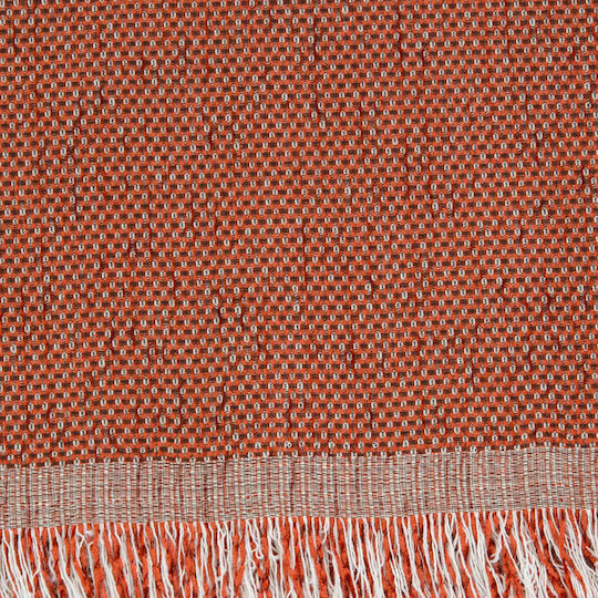 Borea 4 Season Four-Seater Sofa Throw Chenille 180x320cm Terracotta