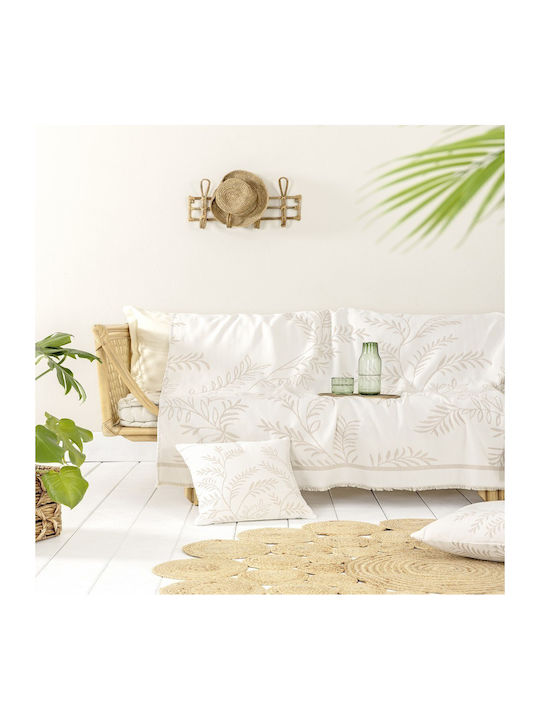 Nima Lillian Ριχτάρι Πολυθρόνας Chenille 180x180εκ. Beige