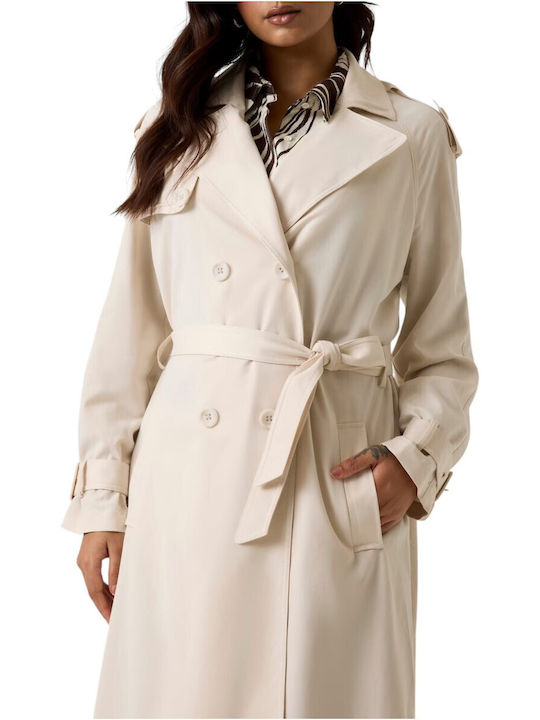 Women's Beige Gabardine