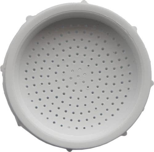 Plastic Shower Bell Φ100 Height 60 Millimeters Pitch 1/2 White