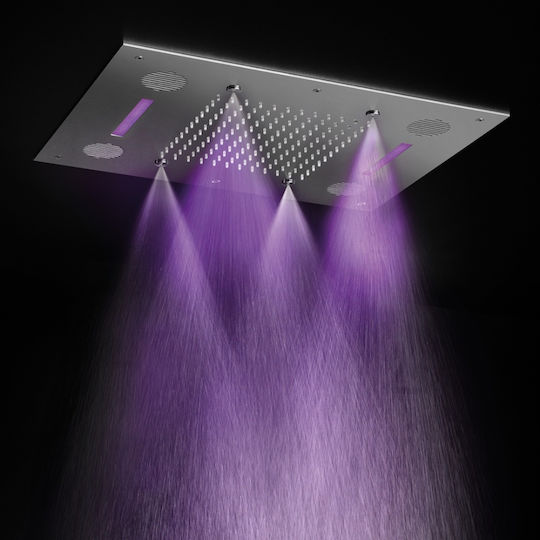 Almar Rectangular Showerhead 63x48cm
