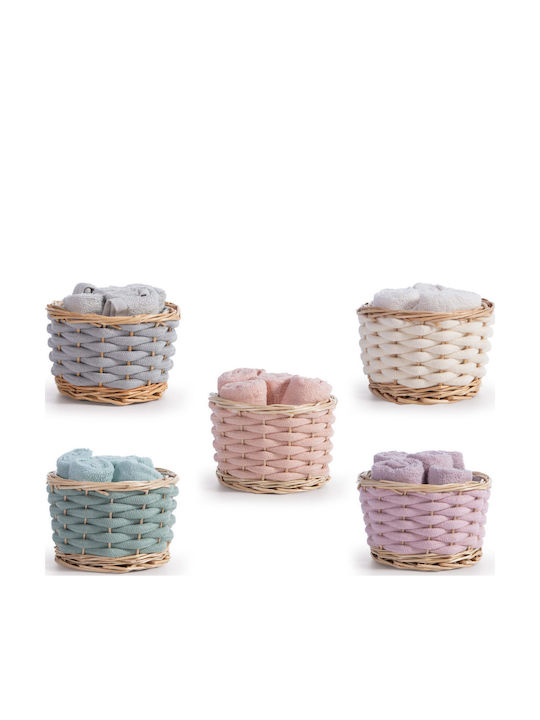 Σετ 5 Πετσέτες Χεριών Καλαθάκι Borra Nef Nef Homeware 105 Cream