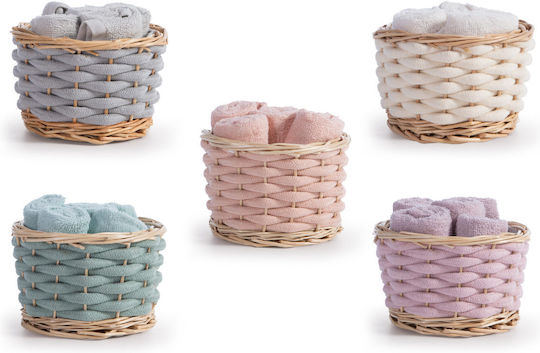 Set of 5 Hand Towels Basket Borra Nef Nef Homeware 105 Cream Set of 5 Hand Towels Basket Borra Nef Nef Homeware 105 Cream