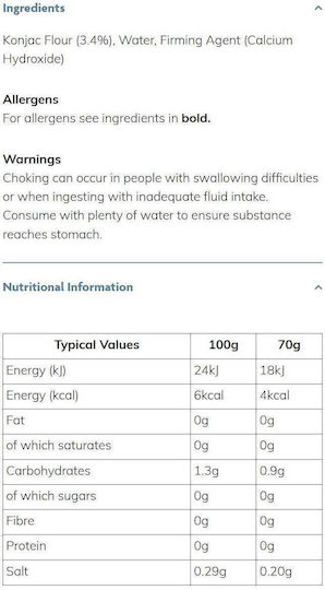 The Skinny Food Co Noodles 210gr