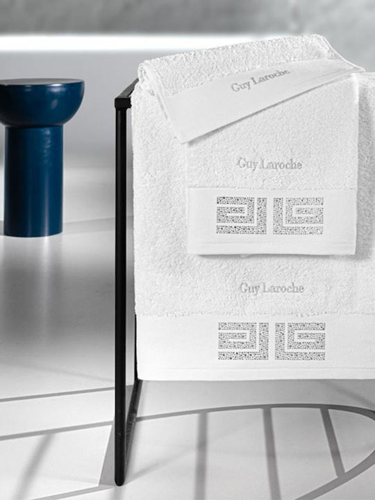 Guy Laroche Bath Towel Set 3pcs Marlen White Weight 500gr/m²