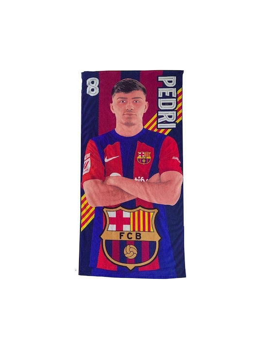 F.C. Barcelona Fitnesshandtücher mit Mikrofaser Mehrfarbig 70x140cm