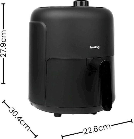 Huslog Air Fryer 2.3lt Μαύρο