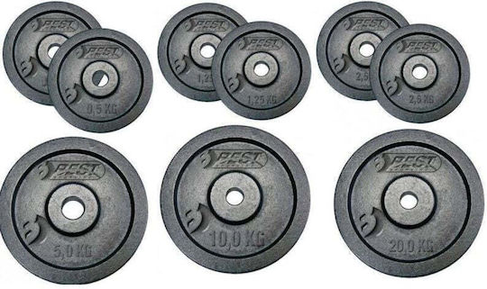 Σετ Δίσκοι Μεταλλικοί 2 x 1.25kg Φ30mm