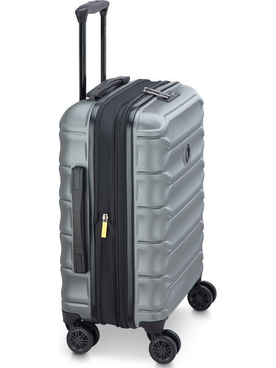 Delsey Meteor Βαλίτσα Ταξιδίου Καμπίνας Σκληρή Graphite με 4 Ρόδες Ύψους 55εκ.