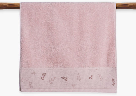 Nef-Nef Homeware Set of Bath Towels 3 pcs Sylia Pink Weight 500gsm