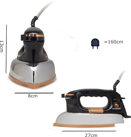 Hausberg Ютия с Пара 1200W с Керамична Плоча
