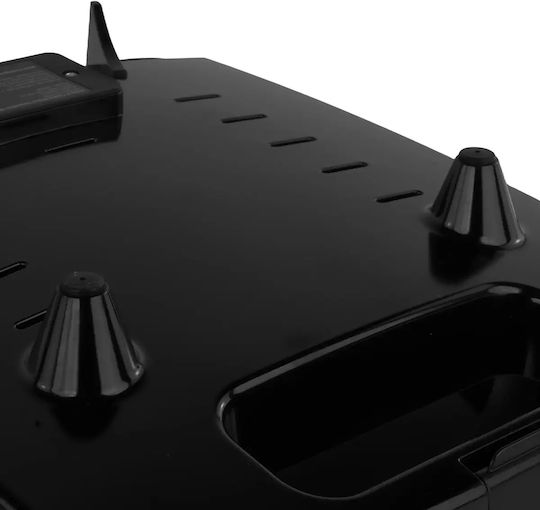 Huslog Sandwich Maker Grill 1800W Black