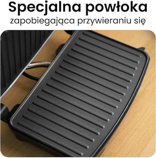 Huslog Τοστιέρα Γκριλιέρα 1000W Μαύρη