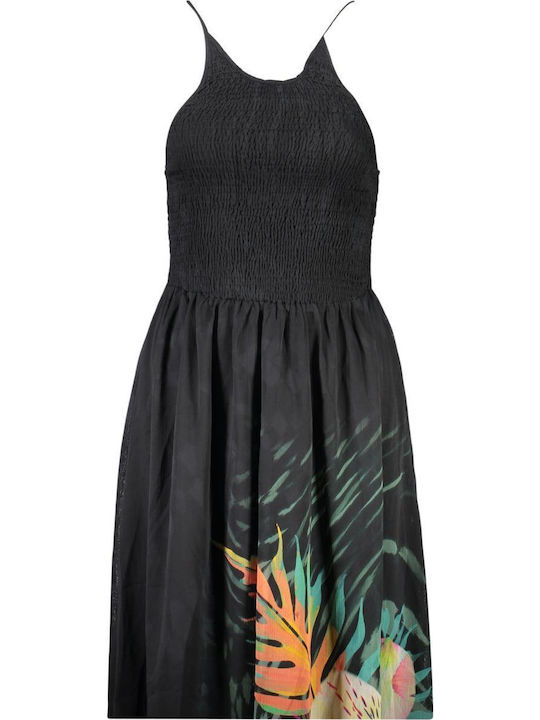 Summer Midi Dress Black