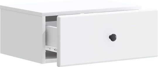 White Wooden Bedside Tables 2 Pieces 49x34.5x20cm