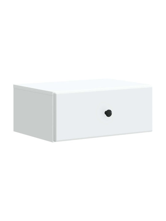 Нощни Шкафчета Дървени Бели 2 Бройки 49x34.5x20см