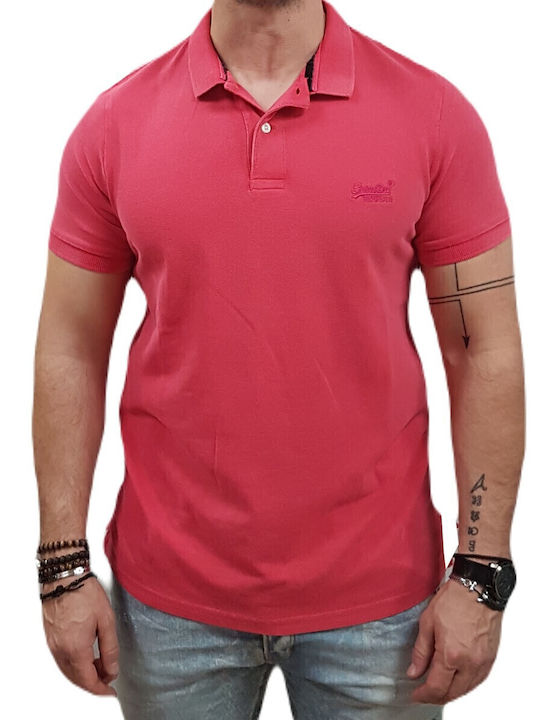 Herrenblusen Polo T-Shirt Rosa