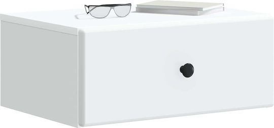 White Wooden Bedside Tables 2 Pieces 49x34.5x20cm