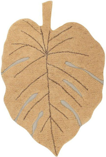 Lorena Canals Monstera Βαμβακερό 120x180cm Κίτρινο Lorena Canals Monstera Βαμβακερό 120x180cm Κίτρινο