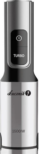 Lucznik Blender de Mână cu Tijă din Inox 1500W Negru