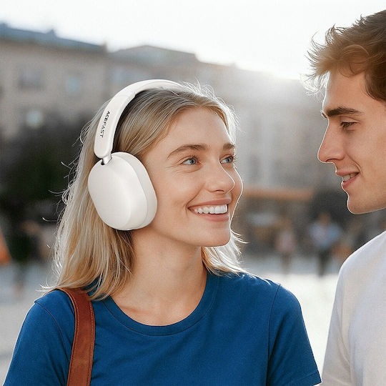 Acefast H12 Wireless Bluetooth Over Ear Headphones with 80 Hours Playing Time Black