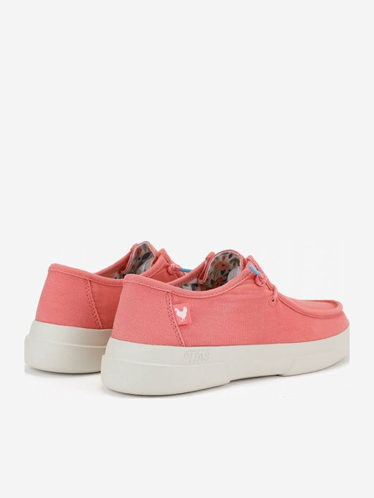 Dafne Leather Women's Moccasins Coral