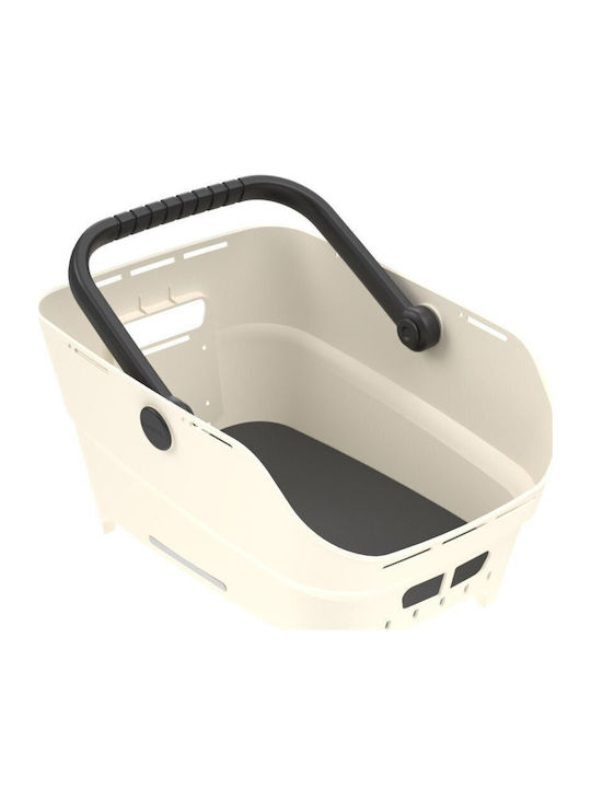 Basil Fahrradtasche Körbchen Weiß