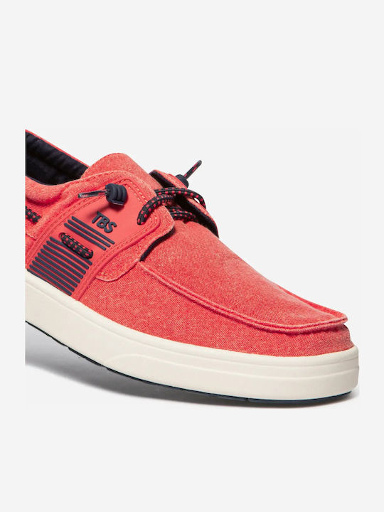 Ανδρικά Boat Shoes σε Κόκκινο Χρώμα