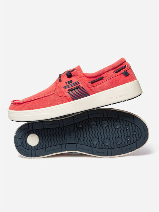 Ανδρικά Boat Shoes σε Κόκκινο Χρώμα