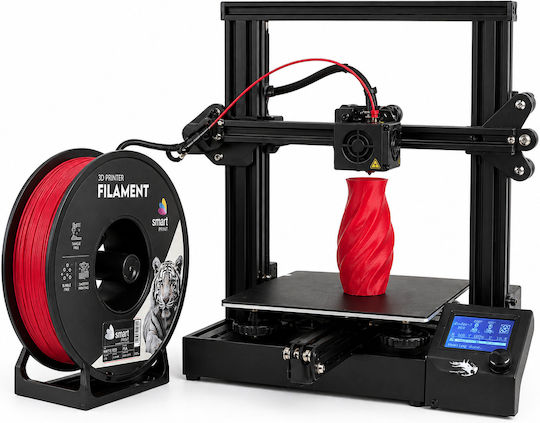 PLA Филамент 3D Принтер Smart Print 1 Kg 1.75 Mm Матово Червен