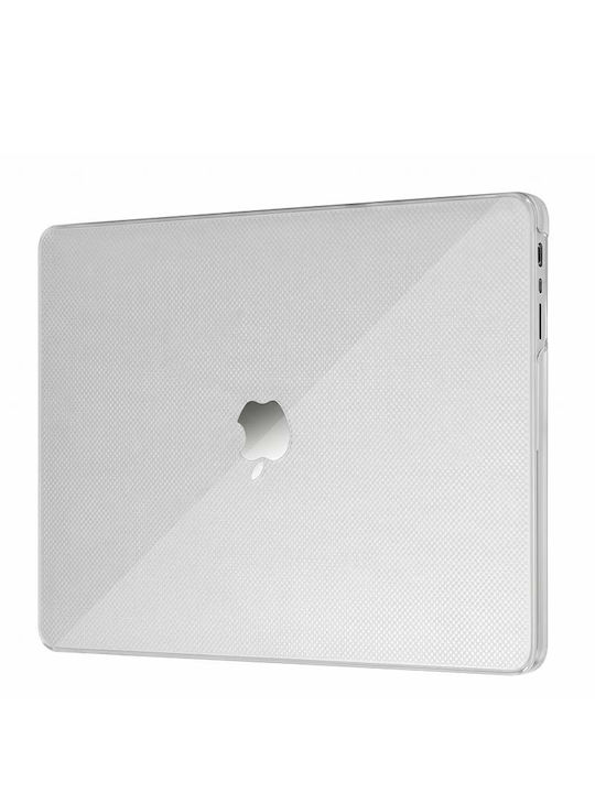 Mw Неплъзгащ Се Текстуриран Твърд Калъф Macbook Pro 16-инча Dotskin Модел Прозрачен