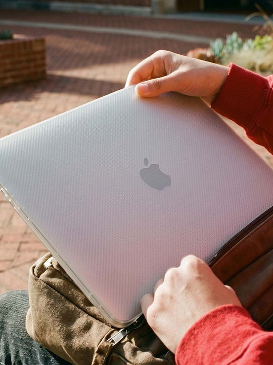 MW Rutschfeste Texturierte Starre Abdeckung Macbook Pro 16 Zoll Dotskin Modell Transparent