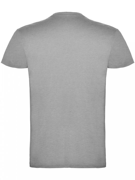Roly Κοντομάνικη Μπλούζα Heather Grey 100%co Roly 3.961-heathergrey