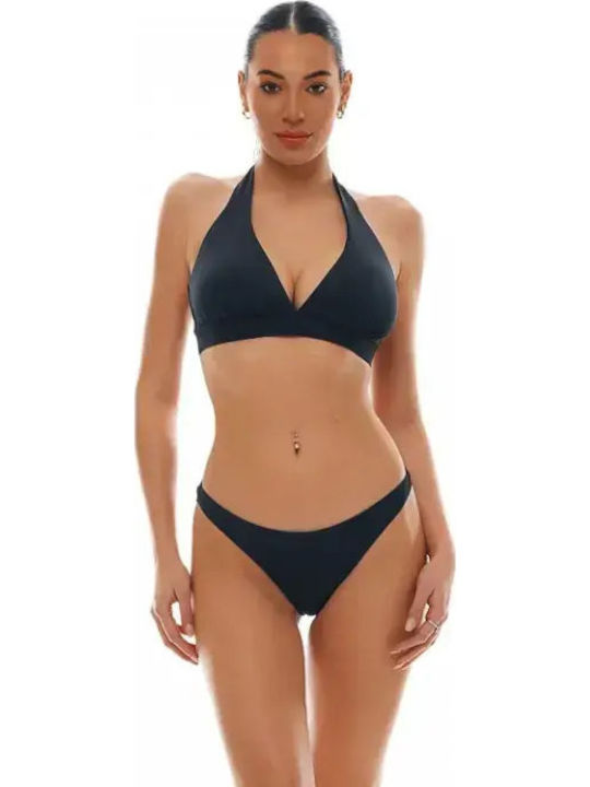 Bikini Σουτιέν D Cup Μαύρο