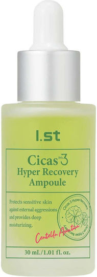 I.st Cicas No.3 Serum Calmant și Anti-îmbătrânire pentru Față cu Centella Asiatica pentru Strălucire și Revitalizare 30ml