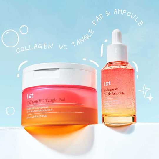 I.st Collagen și Vitamină C Ser Facial Hidratant și Anti-îmbătrânire cu Vitamina C și Colagen pentru Strălucire și Acnee 30ml