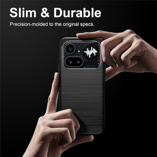 Techsuit Handyhülle aus Silikon in Grau für Nothing Phone (4a) Pro