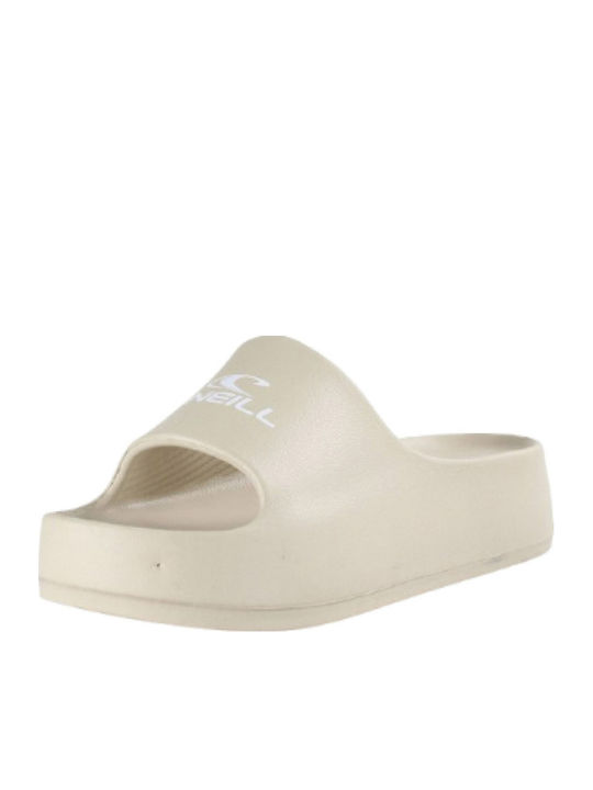 Women's Slides Beige