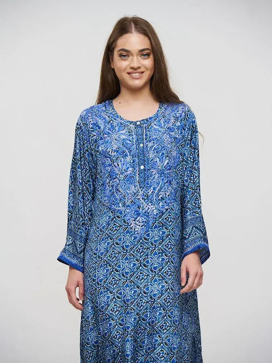 Summer Maxi Dress Blue
