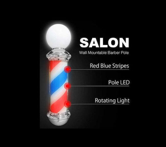 Barber Shop Sign Illuminated Barber Shop Advertisement Barber Pole 72cm C