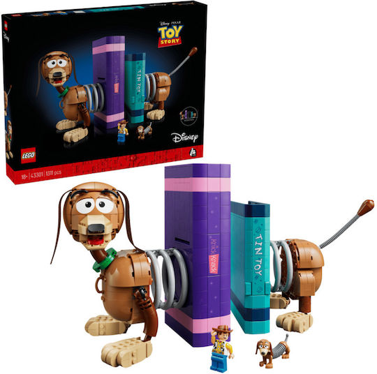 LEGO Disney Toy Story Slinky Dog Книгоразделители За 18+ Години 1311 Бройки