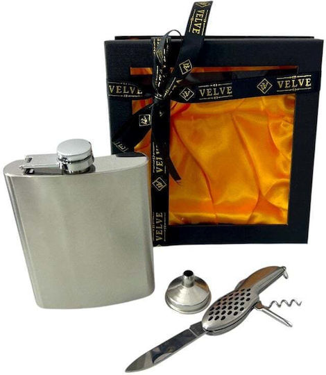 Men's Set Vlv Flask Funnel Multifunctional Knife In Premium Box