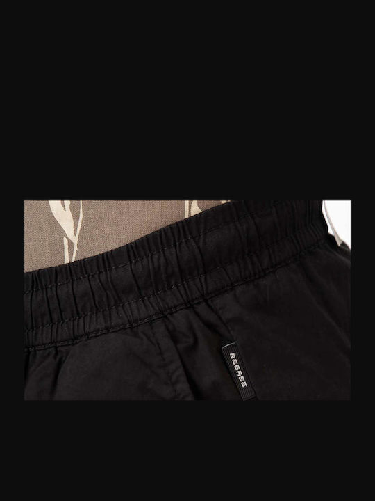 Men's Chinos Elastic in Straight Leg Style Black