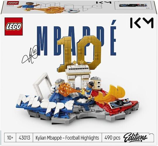 LEGO Editions Kylian Mbappé - Soccer Highlights for Ages 10+ 490 Pieces