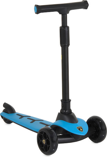 Byox Kids Foldable Lamborghini Pro 3-Wheel Scooter with LED Lighting Blue