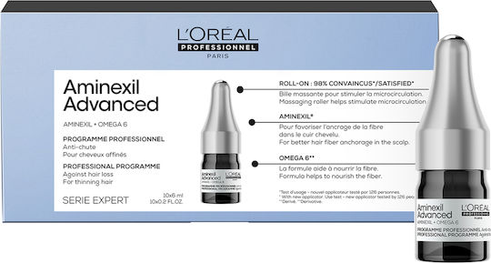 L'Oréal Professionnel Aminexil Advanced Hair Loss Ampoules for Women 10x6ml