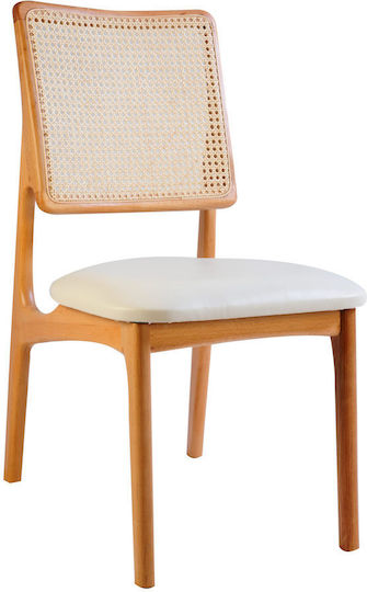 Καρέκλα Τραπεζαρίας Vitra 50x50x52εκ. Λευκό Καρέκλα Τραπεζαρίας Vitra 50x50x52εκ. Λευκό