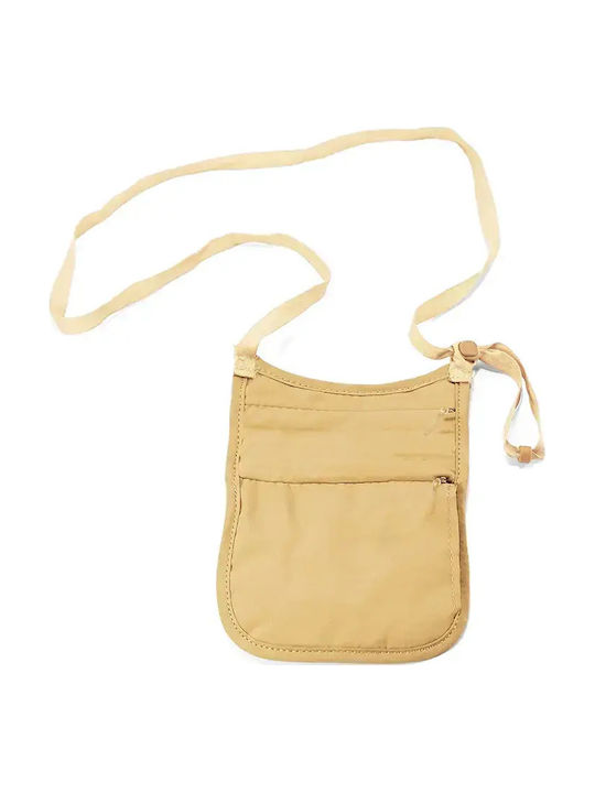 Men's Travel Wallet Beige